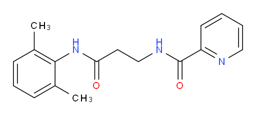 N-(3-((2,6-dimethylphenyl)amino)-3-oxopropyl)picolinamide