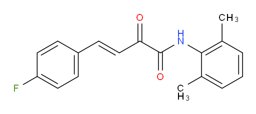 (E)-N-(2,6-dimethylphenyl)-4-(4-fluorophenyl)-2-oxobut-3-enamide
