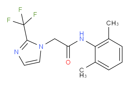N-(2,6-dimethylphenyl)-2-(2-(trifluoromethyl)-1H-imidazol-1-yl)acetamide