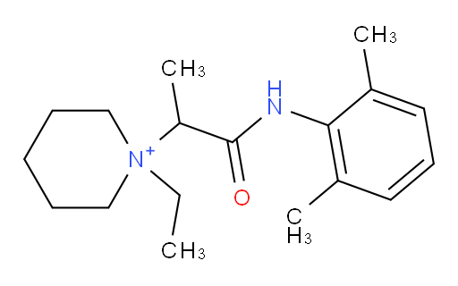 1-(1-((2,6-dimethylphenyl)amino)-1-oxopropan-2-yl)-1-ethylpiperidin-1-ium