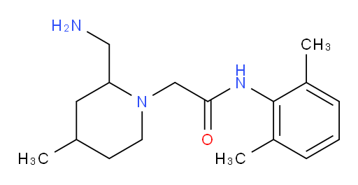 2-(2-(aminomethyl)-4-methylpiperidin-1-yl)-N-(2,6-dimethylphenyl)acetamide