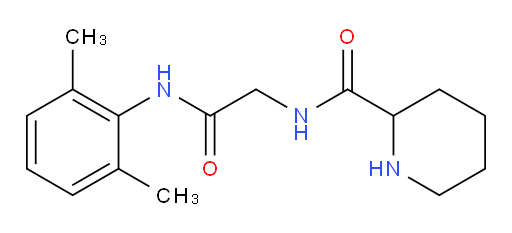 N-(2-((2,6-dimethylphenyl)amino)-2-oxoethyl)piperidine-2-carboxamide