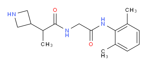 2-(azetidin-3-yl)-N-(2-((2,6-dimethylphenyl)amino)-2-oxoethyl)propanamide