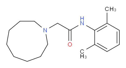 2-(azonan-1-yl)-N-(2,6-dimethylphenyl)acetamide