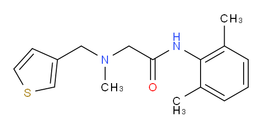 N-(2,6-dimethylphenyl)-2-(methyl(thiophen-3-ylmethyl)amino)acetamide