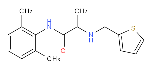 N-(2,6-dimethylphenyl)-2-((thiophen-2-ylmethyl)amino)propanamide
