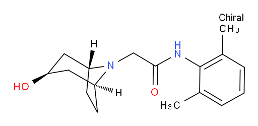 N-(2,6-dimethylphenyl)-2-((1R,3r,5S)-3-hydroxy-8-azabicyclo[3.2.1]octan-8-yl)acetamide