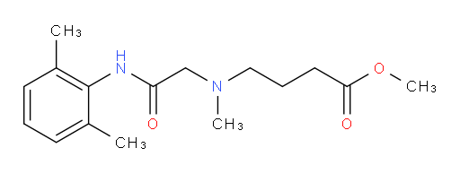methyl 4-((2-((2,6-dimethylphenyl)amino)-2-oxoethyl)(methyl)amino)butanoate