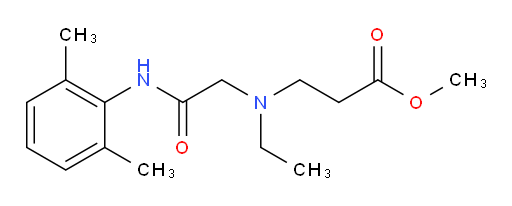 methyl 3-((2-((2,6-dimethylphenyl)amino)-2-oxoethyl)(ethyl)amino)propanoate