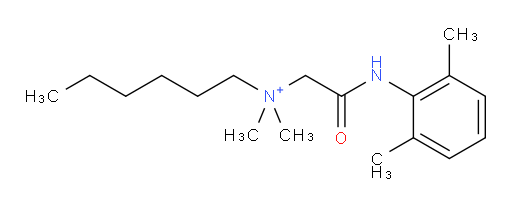 N-(2-((2,6-dimethylphenyl)amino)-2-oxoethyl)-N,N-dimethylhexan-1-aminium
