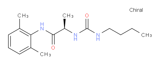 (R)-2-(3-butylureido)-N-(2,6-dimethylphenyl)propanamide