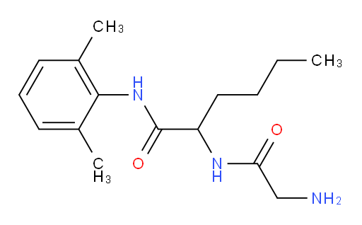2-(2-aminoacetamido)-N-(2,6-dimethylphenyl)hexanamide