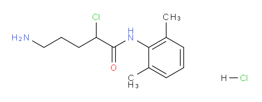 5-amino-2-chloro-N-(2,6-dimethylphenyl)pentanamide hydrochloride