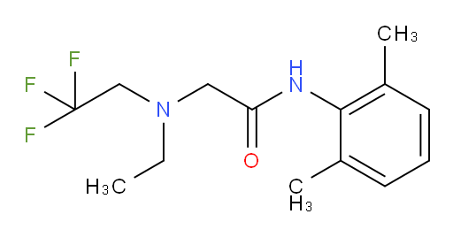 N-(2,6-dimethylphenyl)-2-(ethyl(2,2,2-trifluoroethyl)amino)acetamide