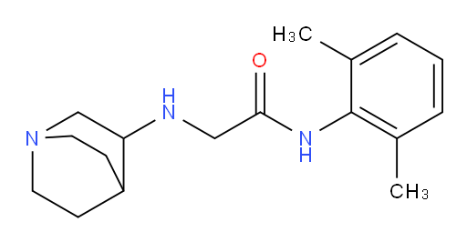 N-(2,6-dimethylphenyl)-2-(quinuclidin-3-ylamino)acetamide
