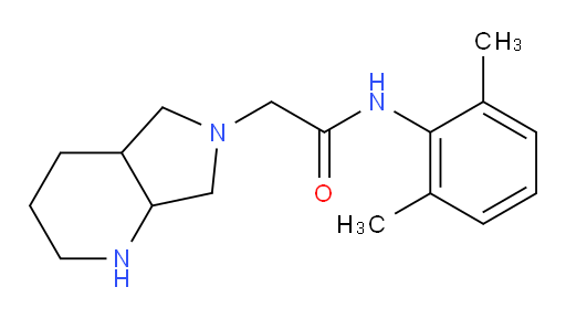 N-(2,6-dimethylphenyl)-2-(hexahydro-1H-pyrrolo[3,4-b]pyridin-6(2H)-yl)acetamide