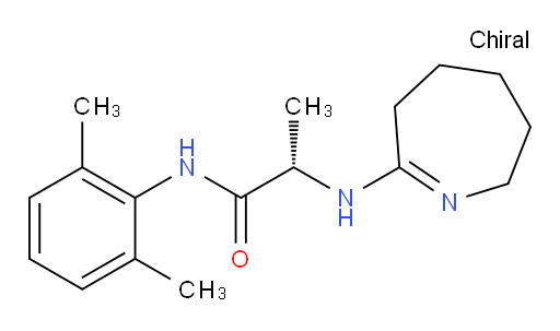 (S)-N-(2,6-dimethylphenyl)-2-((3,4,5,6-tetrahydro-2H-azepin-7-yl)amino)propanamide