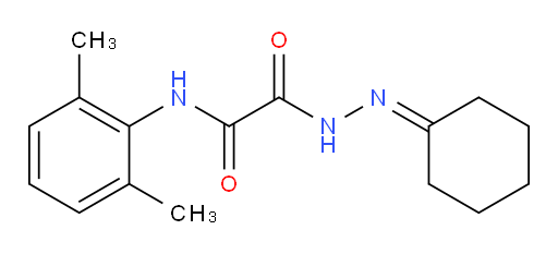 2-(2-cyclohexylidenehydrazinyl)-N-(2,6-dimethylphenyl)-2-oxoacetamide