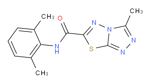 N-(2,6-dimethylphenyl)-3-methyl-[1,2,4]triazolo[3,4-b][1,3,4]thiadiazole-6-carboxamide