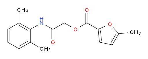2-((2,6-dimethylphenyl)amino)-2-oxoethyl 5-methylfuran-2-carboxylate