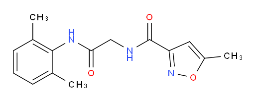 N-(2-((2,6-dimethylphenyl)amino)-2-oxoethyl)-5-methylisoxazole-3-carboxamide