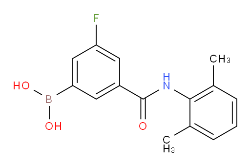 (3-((2,6-dimethylphenyl)carbamoyl)-5-fluorophenyl)boronic acid