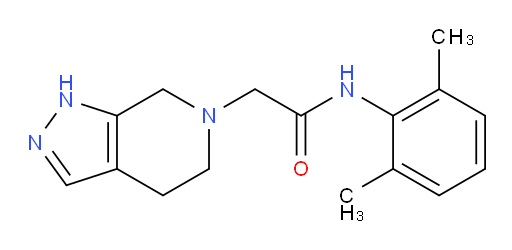 2-(4,5-dihydro-1H-pyrazolo[3,4-c]pyridin-6(7H)-yl)-N-(2,6-dimethylphenyl)acetamide