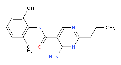 4-amino-N-(2,6-dimethylphenyl)-2-propylpyrimidine-5-carboxamide