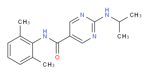 N-(2,6-dimethylphenyl)-2-(isopropylamino)pyrimidine-5-carboxamide