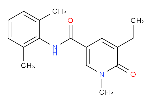 N-(2,6-dimethylphenyl)-5-ethyl-1-methyl-6-oxo-1,6-dihydropyridine-3-carboxamide