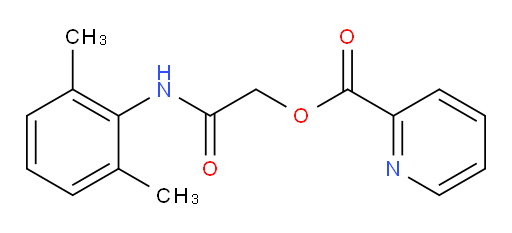 2-((2,6-dimethylphenyl)amino)-2-oxoethyl picolinate