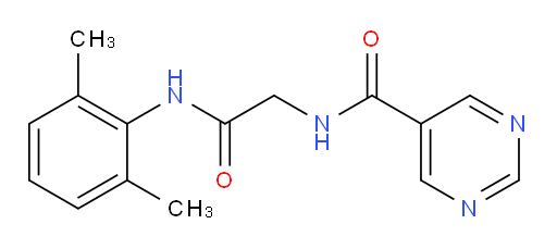 N-(2-((2,6-dimethylphenyl)amino)-2-oxoethyl)pyrimidine-5-carboxamide