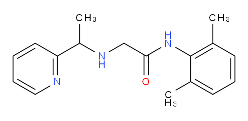 N-(2,6-dimethylphenyl)-2-((1-(pyridin-2-yl)ethyl)amino)acetamide