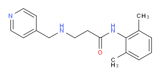 N-(2,6-dimethylphenyl)-3-((pyridin-4-ylmethyl)amino)propanamide