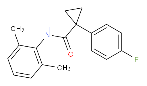 N-(2,6-dimethylphenyl)-1-(4-fluorophenyl)cyclopropanecarboxamide