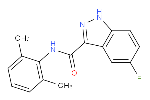 N-(2,6-dimethylphenyl)-5-fluoro-1H-indazole-3-carboxamide