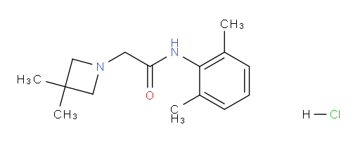 2-(3,3-dimethylazetidin-1-yl)-N-(2,6-dimethylphenyl)acetamide hydrochloride