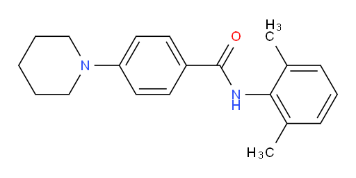 N-(2,6-dimethylphenyl)-4-(piperidin-1-yl)benzamide