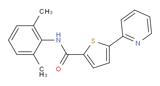 N-(2,6-dimethylphenyl)-5-(pyridin-2-yl)thiophene-2-carboxamide