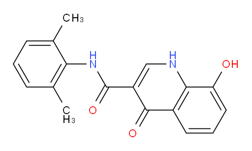N-(2,6-dimethylphenyl)-8-hydroxy-4-oxo-1,4-dihydroquinoline-3-carboxamide