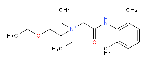 2-((2,6-dimethylphenyl)amino)-N-(2-ethoxyethyl)-N,N-diethyl-2-oxoethanaminium