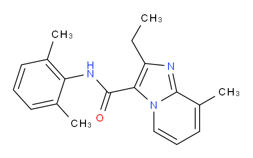 N-(2,6-dimethylphenyl)-2-ethyl-8-methylimidazo[1,2-a]pyridine-3-carboxamide