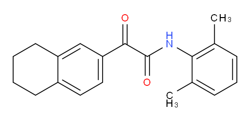 N-(2,6-dimethylphenyl)-2-oxo-2-(5,6,7,8-tetrahydronaphthalen-2-yl)acetamide
