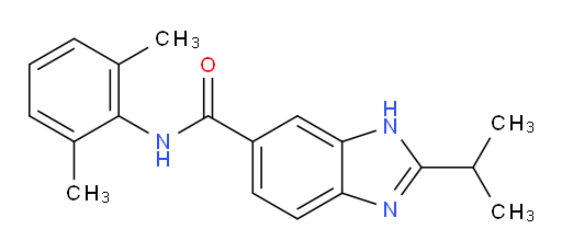 N-(2,6-dimethylphenyl)-2-isopropyl-1H-benzo[d]imidazole-6-carboxamide