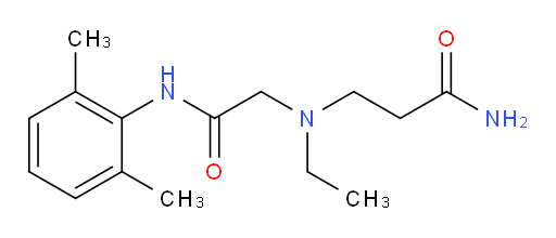 3-((2-((2,6-dimethylphenyl)amino)-2-oxoethyl)(ethyl)amino)propanamide