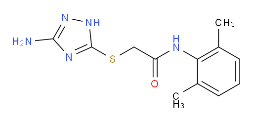 2-((3-amino-1H-1,2,4-triazol-5-yl)thio)-N-(2,6-dimethylphenyl)acetamide