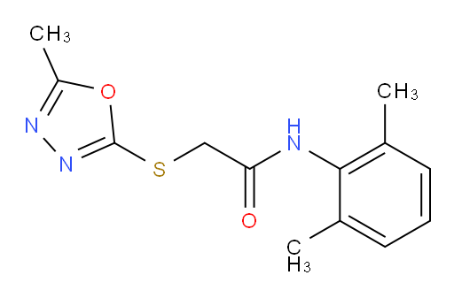 N-(2,6-dimethylphenyl)-2-((5-methyl-1,3,4-oxadiazol-2-yl)thio)acetamide