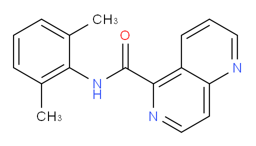 N-(2,6-dimethylphenyl)-1,6-naphthyridine-5-carboxamide