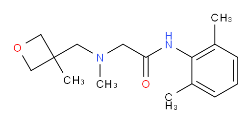 N-(2,6-dimethylphenyl)-2-(methyl((3-methyloxetan-3-yl)methyl)amino)acetamide