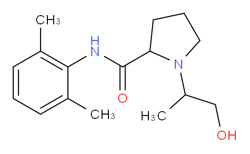 N-(2,6-dimethylphenyl)-1-(1-hydroxypropan-2-yl)pyrrolidine-2-carboxamide